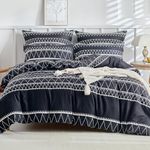 Lekesky King Size Duvet Cover Sets - Microfibre Duvet Cover Sets, Kingsize Duvet Sets - Duvet Cover King Size Bedding Sets - Quilt Covers King Size (1 King (220 x 260 cm)+2 Pillowcases)