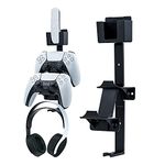 Mcbazel Dual Gaming Controller Wall Holder Stand, Universal Controller & Headset Wall Mount Hanger Holder for PS5/PS4/Xbox One/NS Switch