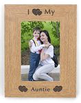 I Heart My Auntie Love 6x4 Picture Photo Frame Photoframe Gifts Novelty Ideas From Niece Nephew For Birthday