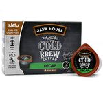 Java House Cold Brew Coffee Concentrate Single Serve Liquid Pods - 1.35 Fluid Ounces Each (Decaf, 12 Count)