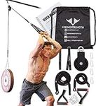 Vikingstrength Pulley System, Cable Pulley Gym Equipment Machine for Home for Triceps Pull Down, Biceps Curl, Back, Forearm and LAT Pulldown Garage Gym, Gym Equipment + V-Strength Workout App