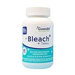 GuardH Bleach Tablets - 40 Count. Bleach for Laundry and Multipurpose Cleaning.