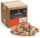 Camerons All Natural Hickory Wood Chunks for Smoking Meat -840 Cu. in. Box, Approx 10 Pounds- Kiln Dried Large Cut BBQ Wood Chips for Smoker- Barbecue Chunks Smoker Accessories