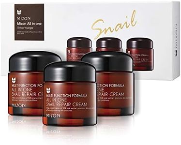 Mizon All In One Snail Repair Cream, Day and Night Face Moisturizer with Snail Mucin Extract 75 ml (Pack of 3)