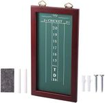 GSE Games & Sports Expert Chalk Dart Scoreboard for Dart Board Cricket & 01 Dart Games with Chalks and Chalk Wipe (Standard)