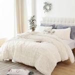 Smoofy Faux Fur Beige Comforter Set