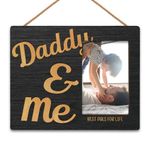 HIWX Daddy & Me Picture Frame, Dad Photo Frame For Father Dad, Dad Picture Photo Frames,gifts for father's day From Son Daughter, Dad Birthday Christmas Fathers Day Picture Photo Frame 4x6
