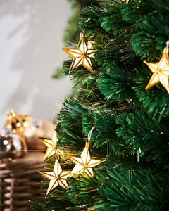 WeRChristmas 6ft Pre-Lit Fibre Optic Christmas Tree