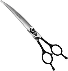 Fenice 7.0 inch Curved Pet Grooming Scissors for Pet Dog Grooming (7.0 inch)