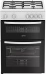 Indesit IDG6GW 60cm Gas Double Oven