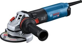 Bosch Professional Angle Grinder GWS 17-125 (1,700 Watt, Includes Additional Handle, Protective Cover, Separating Protection Cover, Dust Filter, Two-Hole Wrench, Mounting Flange, Clamping Nut)