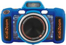 VTech KidiZoom Duo FX, Kids Camera with Colour Screen, 8MP, Photos, Selfies & Videos, AR Filters, 20 games, 75 photo & video effects, filters & frames, for Infants aged 3, 4, 5, 6, 7 + years, Blue