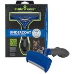 FURminator Undercoat Deshedding Tool for Dogs, Deshedding Brush for Dogs, Removes Loose Hair and Combats Dog Shedding