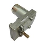 TECHDELIVERS® Square Metal Gear Box Motor 200 rpm 12v DC High Torque