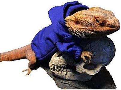 HAICHEN TEC Lizard Clothes for Bearded Dragons Reptile Apparel 100% Handmade Cotton Material Hoodies Sweater T-Shirt for Skin Protection Photo Party for Lizard Bearded Dragon Crested Gecko Chameleon