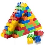 Prextex Building Blocks for Toddlers 1-3+ (50 Mega Blocks) Large Toy Blocks Compatible with Most Major Brands - Kids Toys Gift Set for All Ages (Boys & Girls)