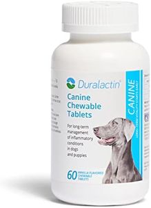 PRN Pharmacal Duralactin Canine Chewable Tablets - Joint Health Supplement for Dogs & Puppies - Pet Mobility Support - Vanilla Flavored Chews - 60 Count