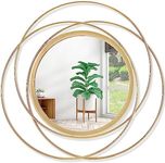 HLFMVWE Wall Mirror Mounted Gold La