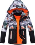 MGEOY Boys Rain Jacket Lightweight 