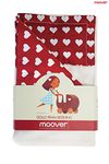 Moover Classic Doll's Pram Bedding Set, Pretend Play/ Role Play, Includes Mattress, Sheet, Pillow and Blanket, 4-Piece Set, 18 Months+, Red Hearts