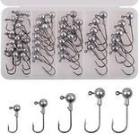 Fishing Jig Heads Set 45pcs Unpaint