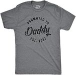 Mens Promoted To Daddy 2022 T Shirt