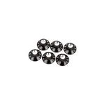 Fender Amp Pot Knobs, black/silver, 6 pieces 099-0930-000