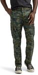 Lee Men's Wyoming Relaxed Fit Cargo Pant, Moss Camo Ripstop, 32W x 30L