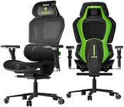 EUREKA ERGONOMIC Office Gaming Chair, Mesh Gaming Desk Chair with Adjustable Lumbar Support, Call of DutyⓇ Office Chair with 4D Armrest, High Back Comfortable Gaming Computer Chair, Black Green