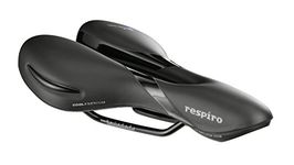 Selle Royal Respiro Relaxed Soft Saddle - Black, 25.6 x 22.7 cm