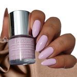 Debelle Gel Nail Polish Lilac Bloom (Soft Lilac Nail Paint)|Non Uv - Gel Glossy Finish |Chip Resistant | Seaweed Enriched Formula| Long Lasting|Cruelty And Toxic Free| 8Ml