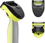 14 in 1 Adjustable Attachments Compatible with O Blade 360 QP2734 QP2724, OBlade QP2724 QP2520 QP2630, 14 Cutting Lengths (0.4 to10mm) Guards Body Face Hair Trimmer Precision Replacement Comb