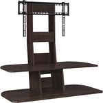 Ameriwood Home Galaxy TV Stand with Mount for TVs up to 65" Wide, Espresso