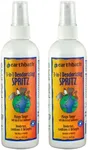 earthbath, Mango Tango 3-in-1 Dog & Puppy Deodorizing Spritz - Dog Odor Eliminator for Strong Odor, Cruelty-Free Dog Cologne, Dog Wash Spray, Made in USA, Dog Bathing Supplies - 8 Oz (2 Pack)