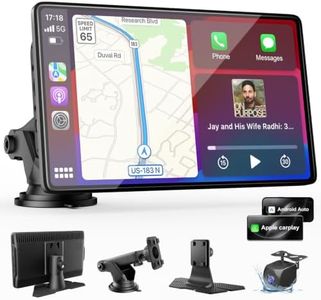 9" CarPlay Screen for Car, Wireless Apple CarPlay & Android Auto