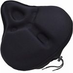 Indoor Cycling Bike Stationary Wide Bike Seat Cover, Memory Foam Comfortable Exercise Bicycle Saddle Cushion for Women Men, Mountain Road Outdoor Bicycle Extra Soft Pad Shock Absorption and Breathable