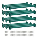 Barcaloo Swing Set Hardware 12 Pack Set Outdoor Monkey Bars for Backyard -16.5 inch Green Powder Coated Monkey Bar for Kids Indoor or Outdoor Playset Attachments