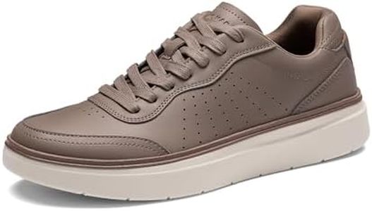 Bruno Marc Men's Fashion Dress Sneakers Casual Tennis Shoes, All-Day Comfort Breathable Lightweight Walking Shoes,Size 8.5,Taupe,SBFN26012M