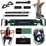 Gymproluxe Original All-in-one Resistance Bands Bar Set - Exercise Band Set for Home Gym - 90KG Resistance Band Set - Multi Gym Fitness Equipment