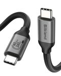 Silkland USB4 Cable for Thunderbolt 4 Cable 3M 40Gbps, [8K@60Hz 5K@60Hz 4K@144Hz], 240W Fast Charging, USB C Monitor Cable for Monitor, MacBook Pro, iPhone 15 Pro/Pro Max, iPad Pro/Air, Docking, PSSD