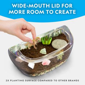 National Geographic Light Up Terrarium Kit – STEM Science Toy for Kids