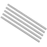 sourcing map Round Steel Rod, 3.5mm HSS Lathe Bar Stock Tool 100mm Long, for Shaft Gear Drill Lathes Boring Machine Turning Miniature Axle, Cylindrical Pin DIY Craft Tool, 5pcs