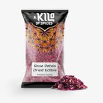 A Kilo of Spices | Premium Dried Rose Petals - 5 Kg | Natural & Edible - Perfect for Tea, Baking, Potpourri, Crafts, Skincare and Biodegradable Wedding Confetti | Fragrant, Colourful and Versatile