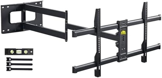 FORGING MOUNT Long Reach TV Wall Bracket Mount Swivel Tilt Full Motion TV Bracket with 109CM Articulating Arm TV Wall Mount,Fits 42 to 86 Inch Flat/Curve TVs,Holds up to 55kg,VESA 800x400mm