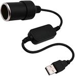 USB A Male to 12V Car Cigarette Lig