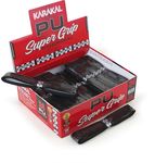 Karakal PU Super Grip - self-adhesive grip tape for badminton squash tennis hockey sticks or curling - 24 pcs. - black, GRKSB