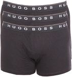 BOSS Men's Classic Cotton 3 Pack Trunks, Black, X-Large