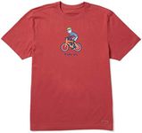 Life is Good. Mens Crusher Tee Bike