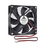 GDSTIME 120mm Fan 12V Fan 120 x 25mm Dual Ball Bearing Brushless Cooling Fan DC 2000 RPM High Speed 12CM Case Fan Cooler For Ventilation Exhaust