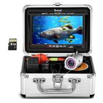 Eyoyo Fishing Camera Video Fish Finder 7 inch LCD Monitor 1000TVL Camera 12pcs IR Lights DVR+8GB with 30m Cable for Ice Lake Boat Fishing